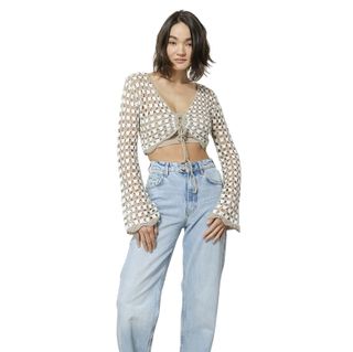 Line and Dot + Walker Crochet Top