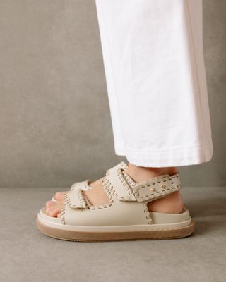 Alohas + Barrel Ivory Stone Beige Sandals