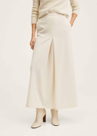 Mango + Flared Long Skirt