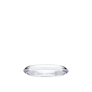 Louis Vuitton + LV Diamonds 2.5 mm Wedding Band, Platinum