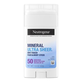 Neutrogena + Ultra Sheer SPF 50 Zinc Mineral Sunscreen Stick