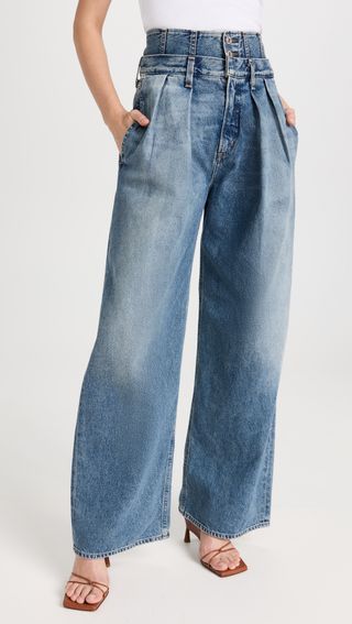 Citizens of Humanity + Samira Corset Baggy Jeans
