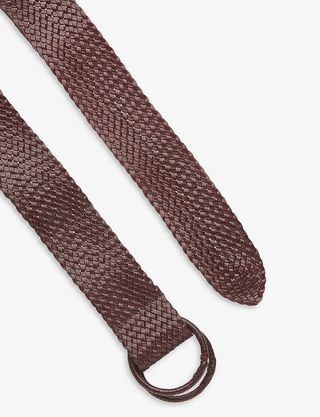 Whistles + Double-Circle Woven Leather Belt
