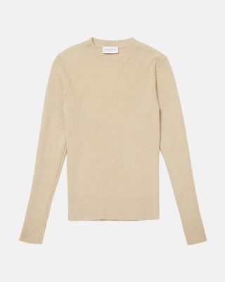 Riley Studio + Recycled Cashmere Rib Crew Neck