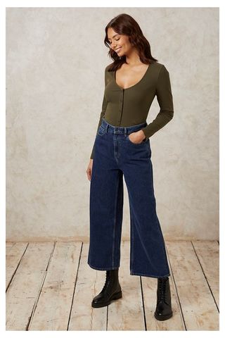 People Tree + Ariel Wide Leg Jeans