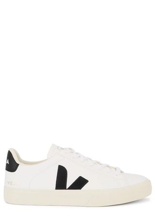 Veja + Campo White Leather Sneakers