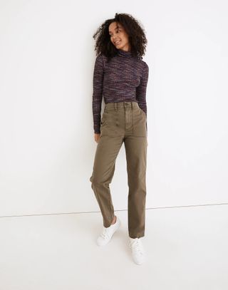 Madewell + The Perfect Vintage Straight Workwear Pants