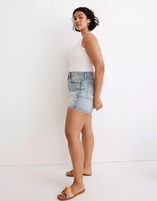 Madewell + Relaxed Mid-Length Denim Shorts