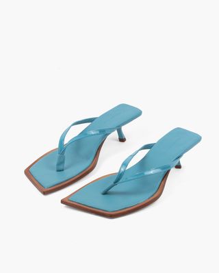 Rejina Pyo + Lorna Sandals Vinyl Blue