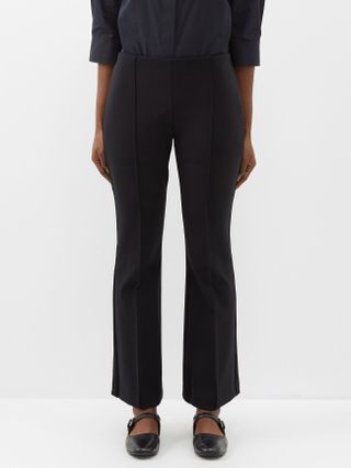 The Row + Beca Pintucked Flared Trousers
