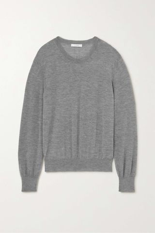 The Row + Islington Pleated Cashmere Sweater