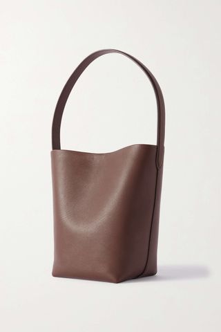 The Row + Park Small Textured-Leather Tote