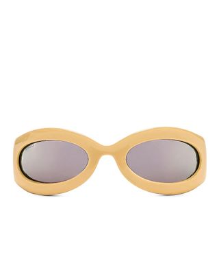 Gucci + Oval Sunglasses
