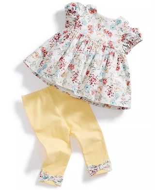 First Impressions + Baby Girls Two-Piece Tunic Set, Created for Macy's