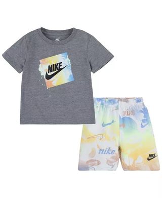 Nike + Toddler Boys Daze T-shirt and Shorts, 2 Piece Set
