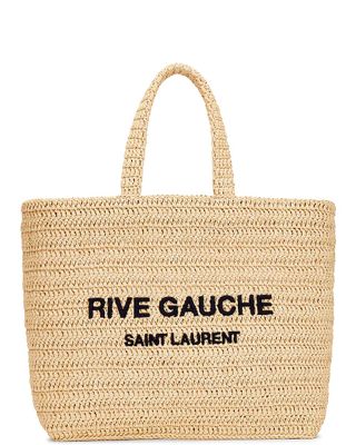 Saint Laurent + Supple Rive Gauche Tote Bag