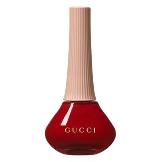 Gucci + Glossy Nail Polish in 25 Goldie Red