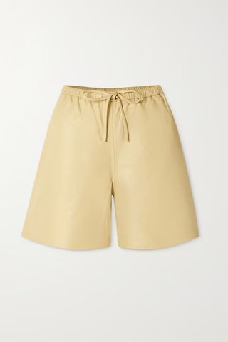 By Malene Birger + Ifeion Leather Shorts