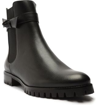 Alexandre Birman + Clarita Waterproof Leather Rain Boot
