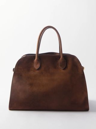 The Row + Margaux 15 Suede Bag