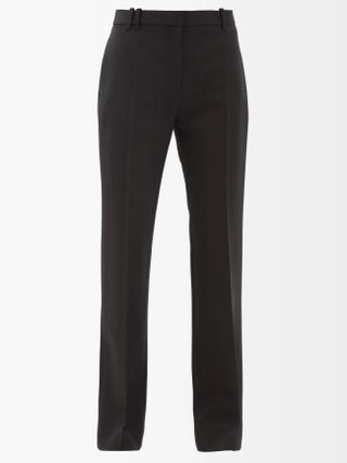 The Row + Pietro Wool-Blend Twill Wide-Leg Trousers