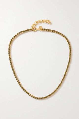 Crystal Haze Jewelry + Serena Gold-Plated Cubic Zirconia Necklace
