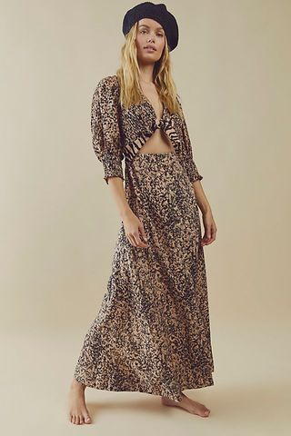 Free People + String of Hearts Printed Maxi Dress