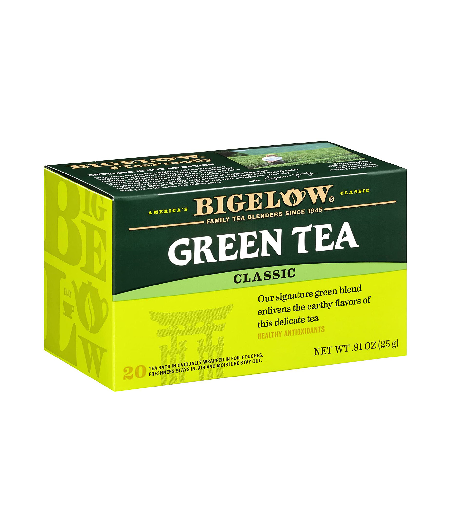 Bigelow + Classic Green Tea (Pack of 6)