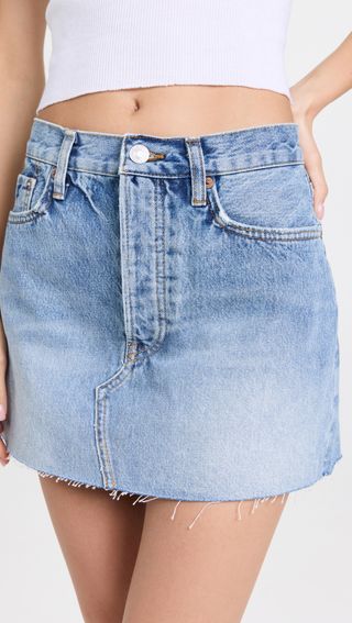 RE/DONE + 90s Miniskirt