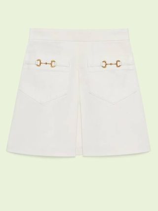 Gucci + Horsebit Cotton Shorts