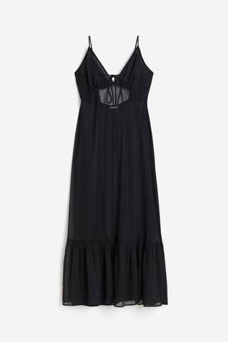 H&M + Sheer Chiffon Dress