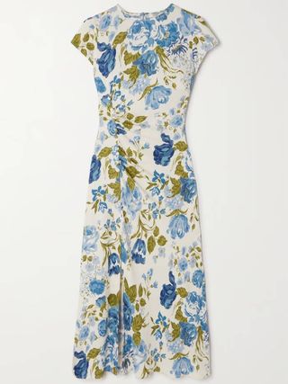 Reformation + Frasier Floral-Print Crepe Midi Dress