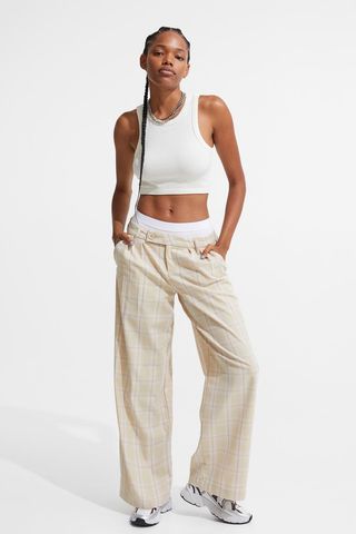 H&M + Tailored Twill Trousers