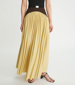 Tory Burch + Jersey Pleated Skirt