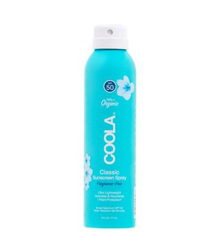 Coola + Suncare Classic Sunscreen Spray Fragrance-Free Broad Spectrum SPF 50