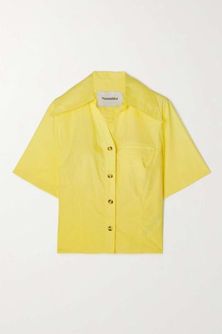 Nanushka + Yusra Cotton-Poplin Shirt