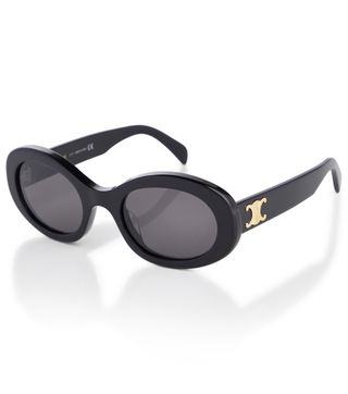 Celine + Triomphe 01 Oval Sunglasses