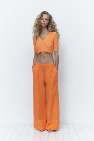Zara + Orange Knit