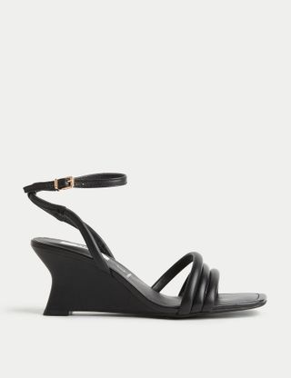 M&S Collection + Buckle Strappy Wedge Sandals