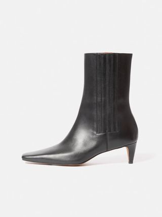 Jigsaw + Valerie Heeled Ankle Boot in Black