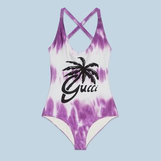 Gucci + Tie-Dye Lycra Swimsuit