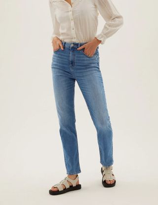 M&S Collection + Sienna Supersoft Straight Leg Jeans