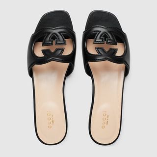 Gucci + G Interlocking Cut-out Sandals