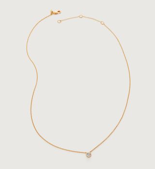 Monica Vinader + Diamond Essential Chain Necklace