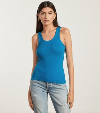 Everlane + The Pima Micro-Rib U-neck Tank