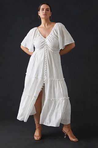 Anthropologie + Tiered Maxi Dress