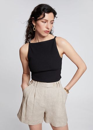 & Other Stories + Relaxed Linen Shorts