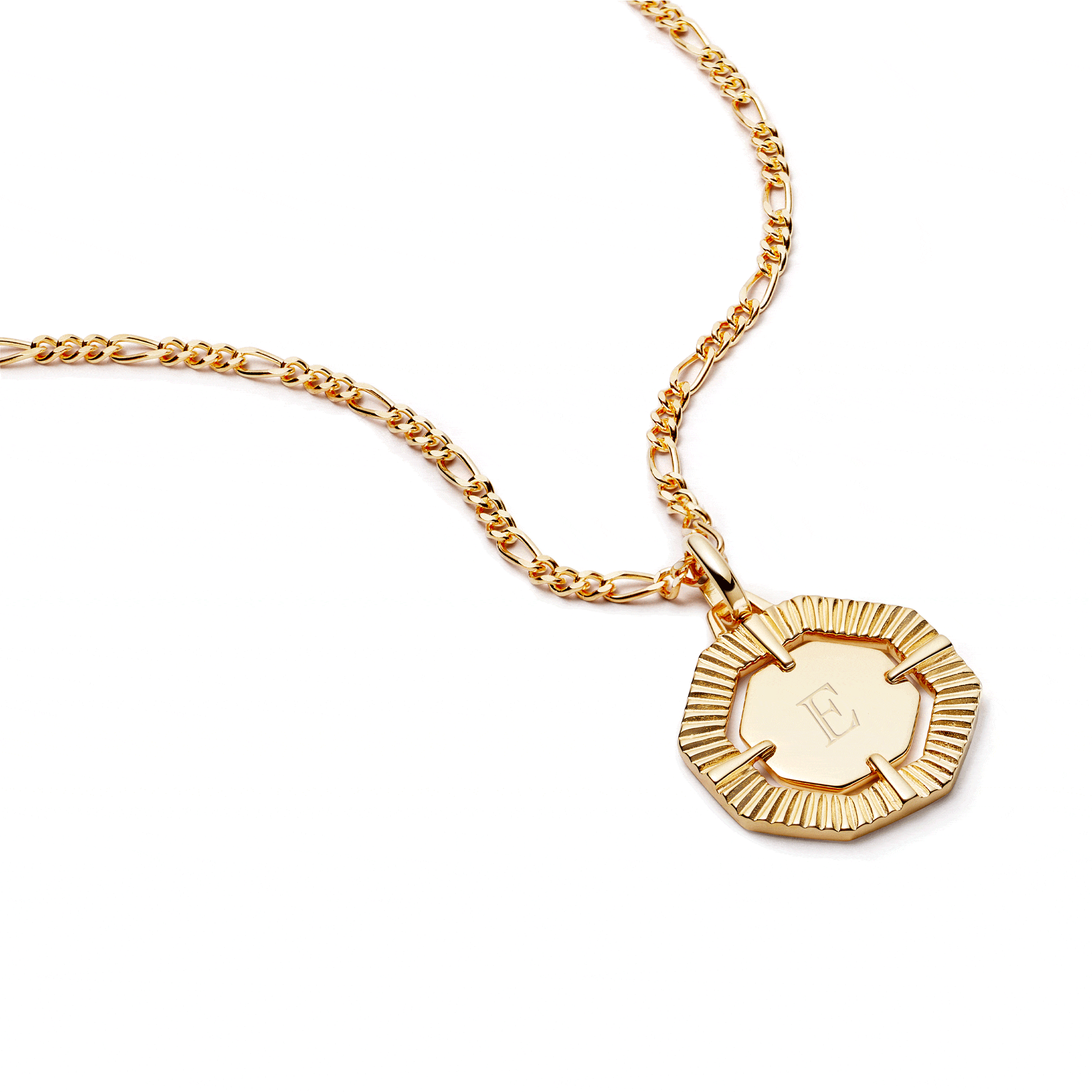Daisy London + Estée Lalonde Octagonal Necklace 18ct Gold Plate