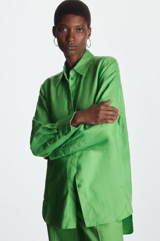 COS + Regular-Fit Linen Shirt