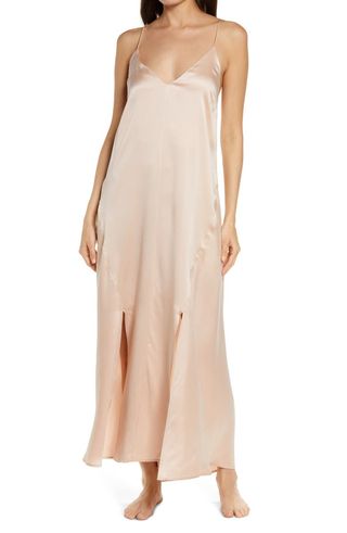 Lunya + Washable Silk Long Nightgown